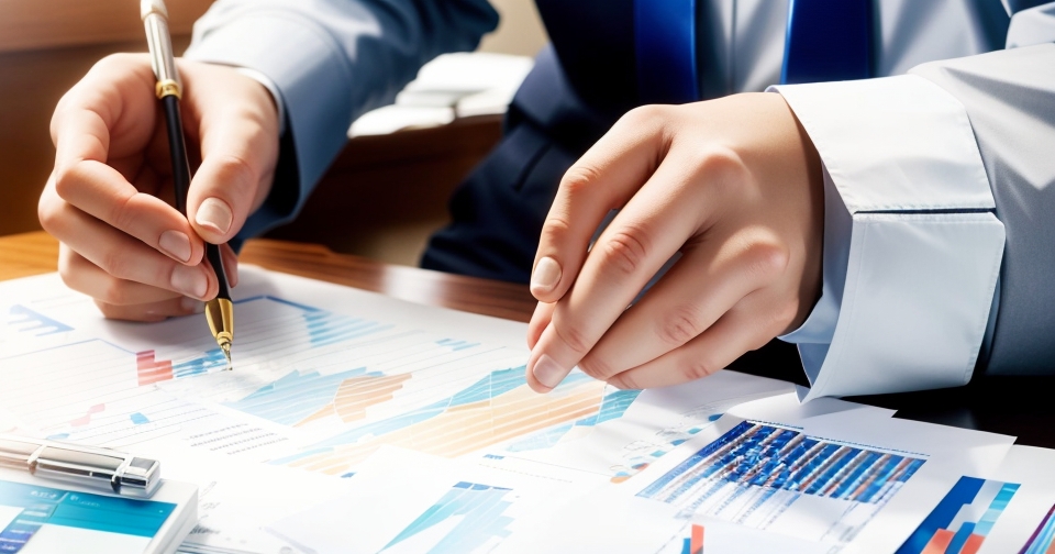 一位金融顧問正在分析 ETF