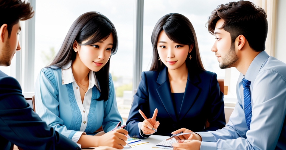 國泰金控新一代董事在會議中討論