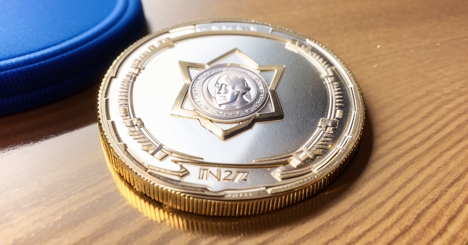 一枚標有無用的迷因幣