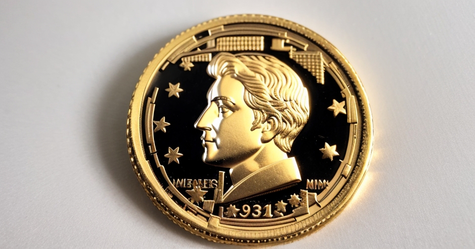 一枚標有無用的迷因幣