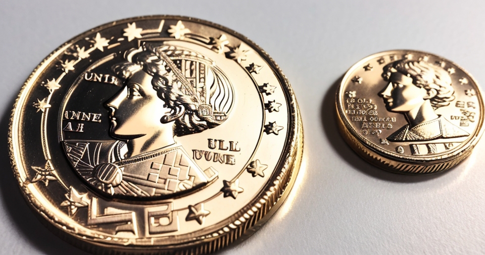 一枚標有無用的迷因幣