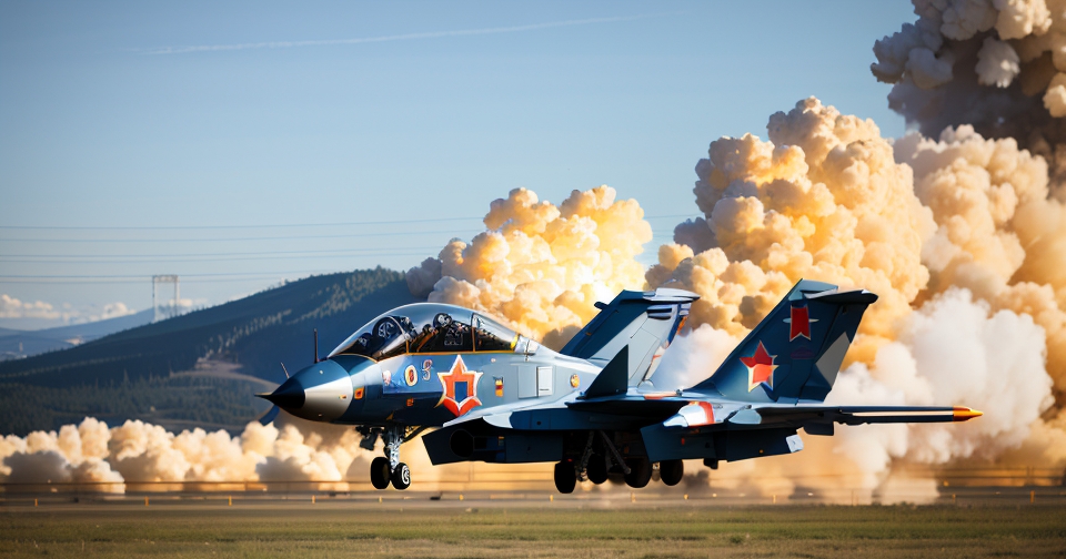 一位工程師正在開發先進的軍事技術