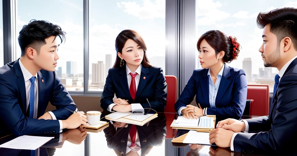 一位男子正在街頭交易股票