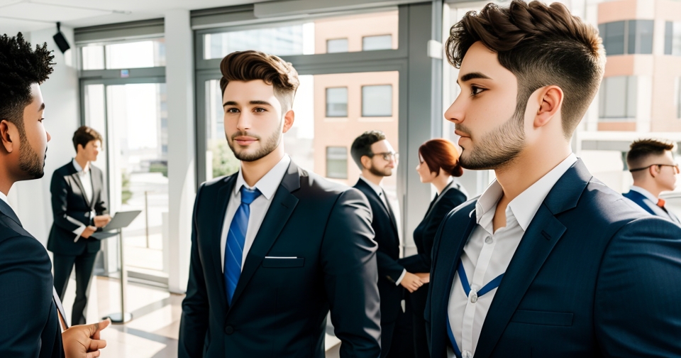 一位男子正在街頭交易股票