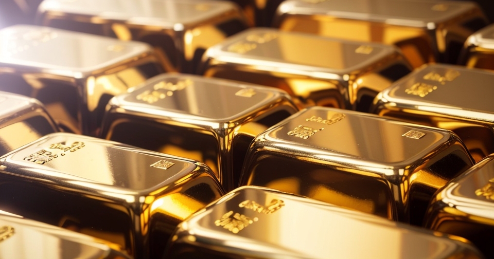 央行黃金儲備的增長趨勢圖