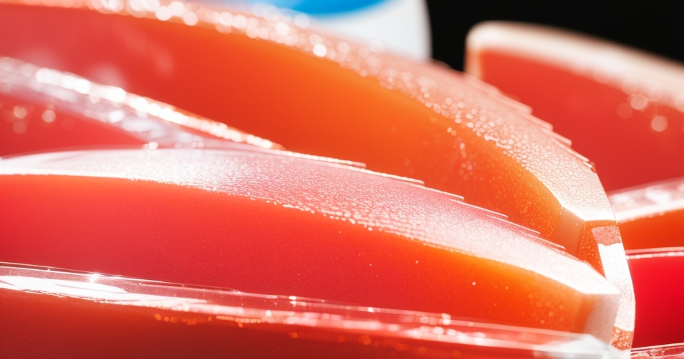 膠原蛋白專家在市場上展示產品