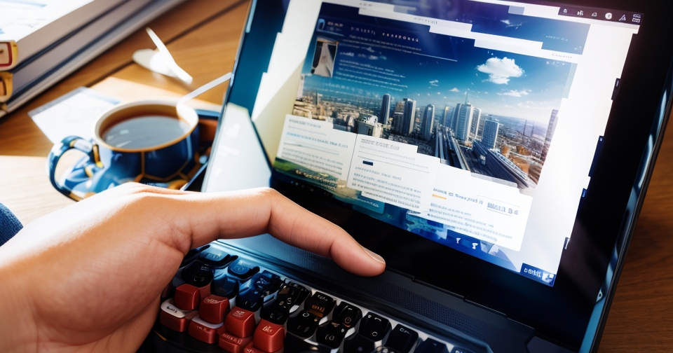 一位男子正在街頭交易股票