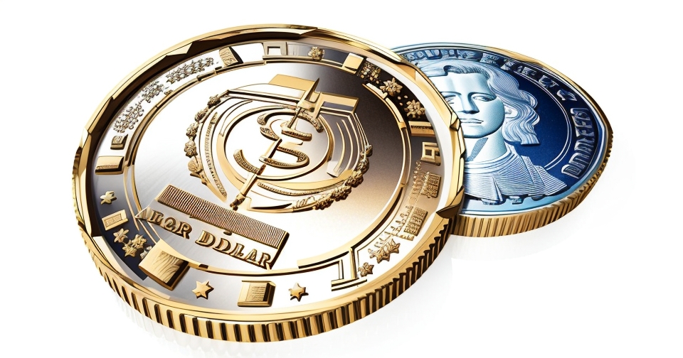 數位美元的概念插圖