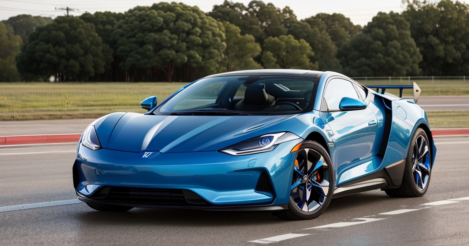 美國公路上的電動車隊伍