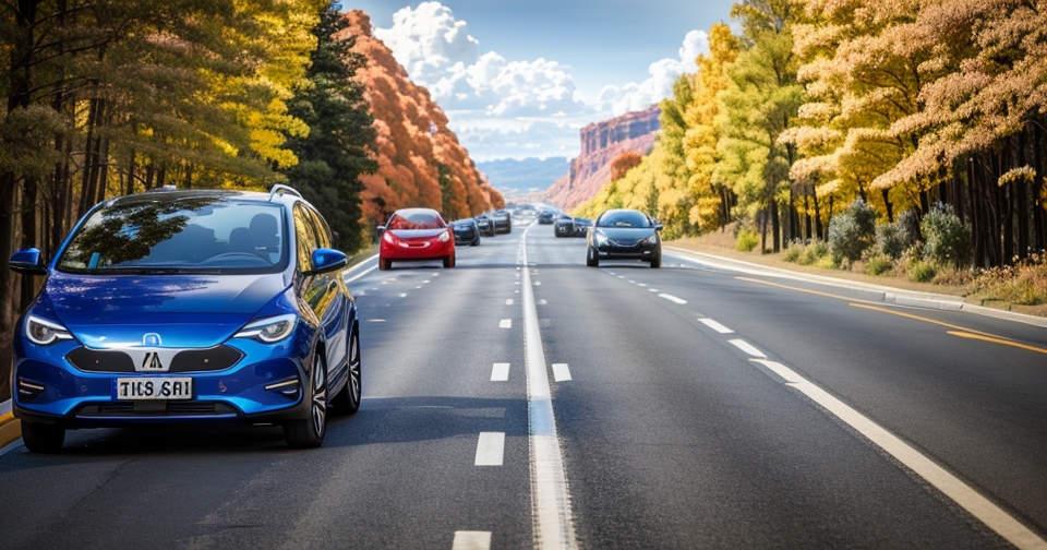 美國組裝廠內的電動車生產線