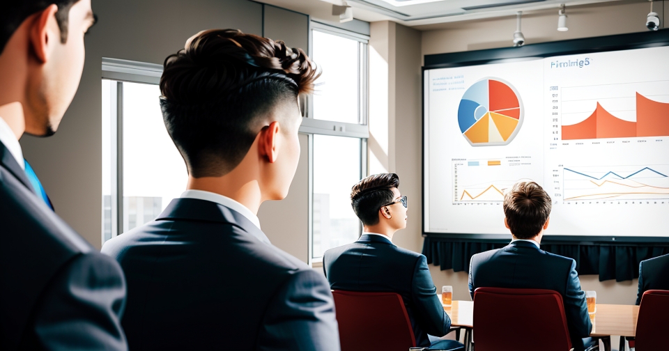 金融控股公司的會議現場