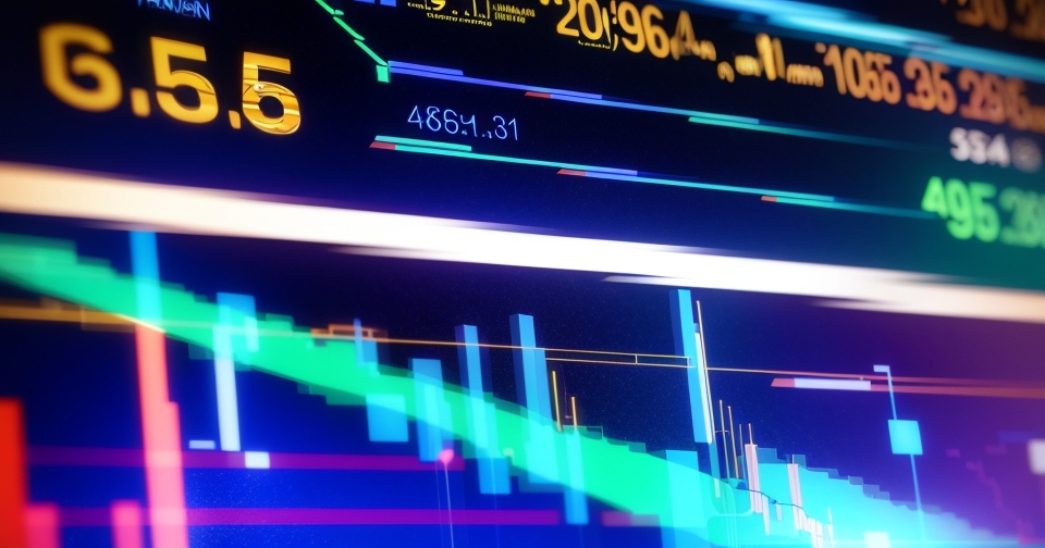 未來股票交易概念圖