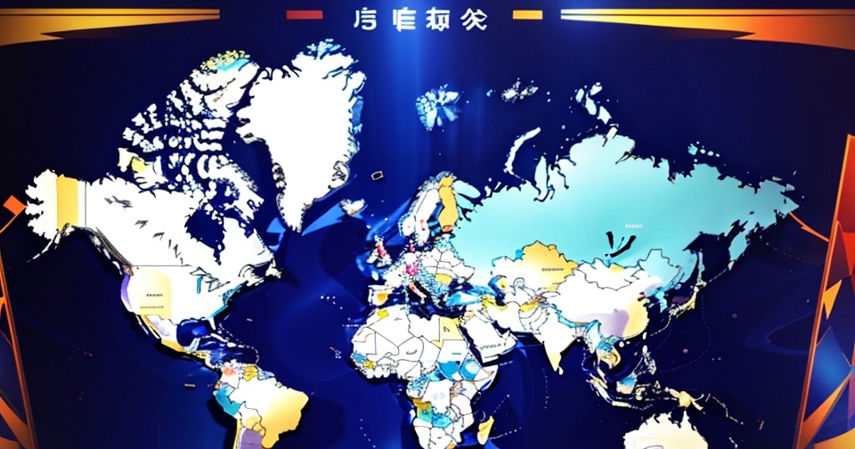 全球經濟的十字路口象徵