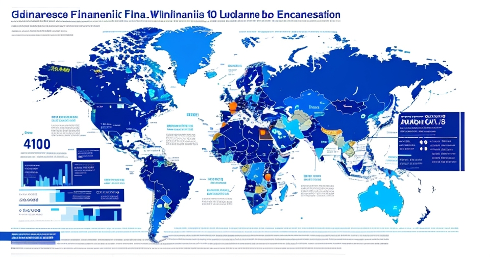 全球財經新聞的標題和股票指數圖表