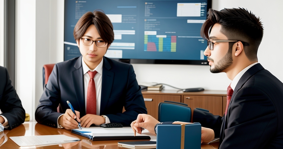 律師正在討論反壟斷案件