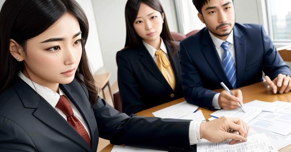 律師正在討論反壟斷案件