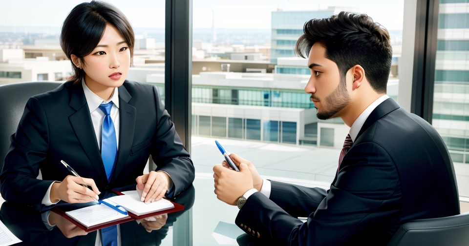 律師正在討論反壟斷案件