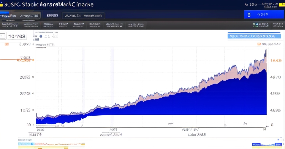 一張展示股市分析的圖表