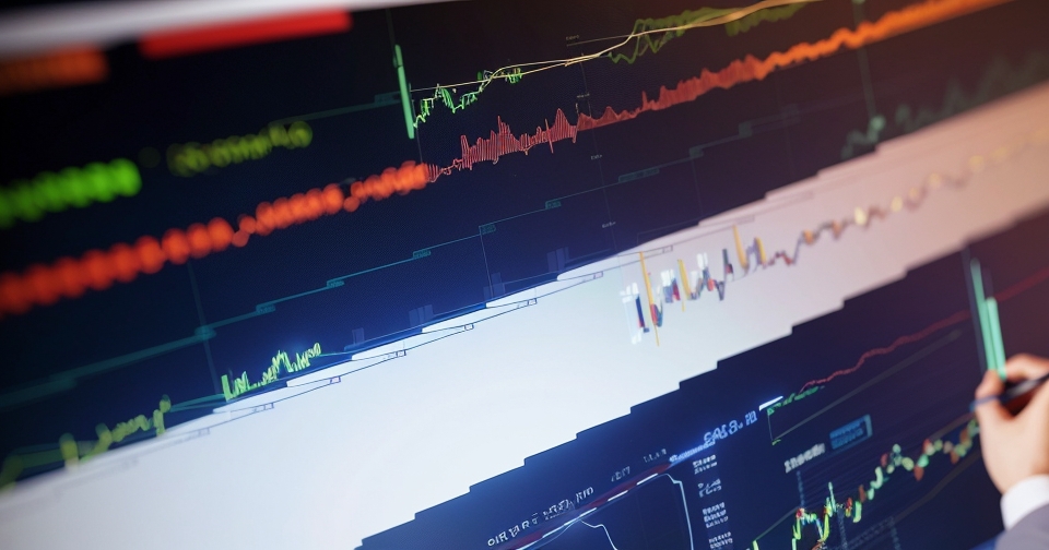 交易員與同事討論股票走勢