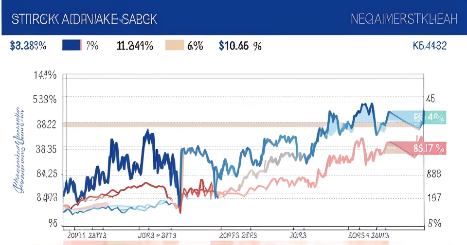 活躍的股票市場圖表