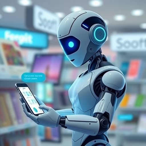 人工智慧聊天機器人正在協助購物