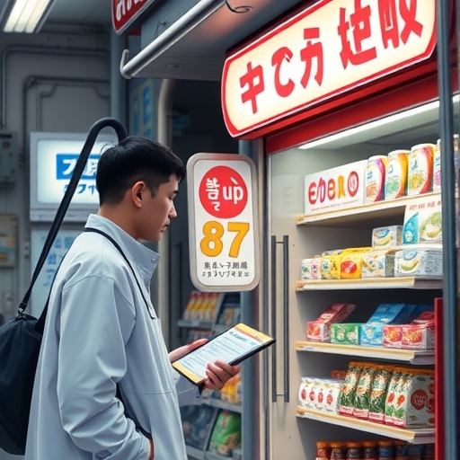 一位男子正在街頭交易股票