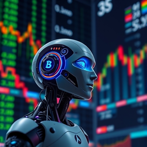 一位男子正在街頭交易股票