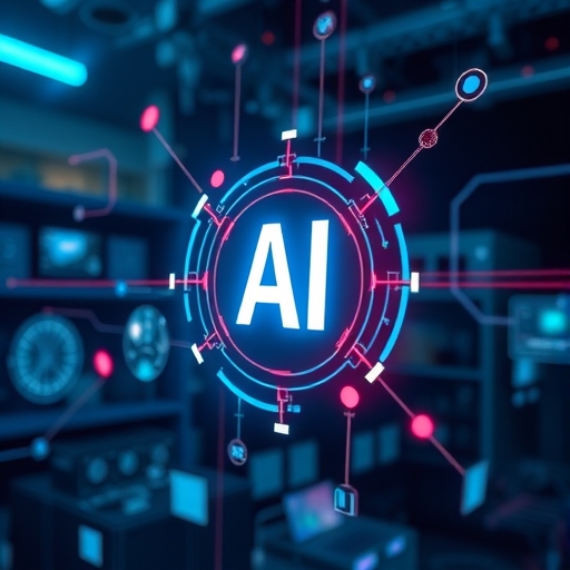 人工智慧技術整合示意圖