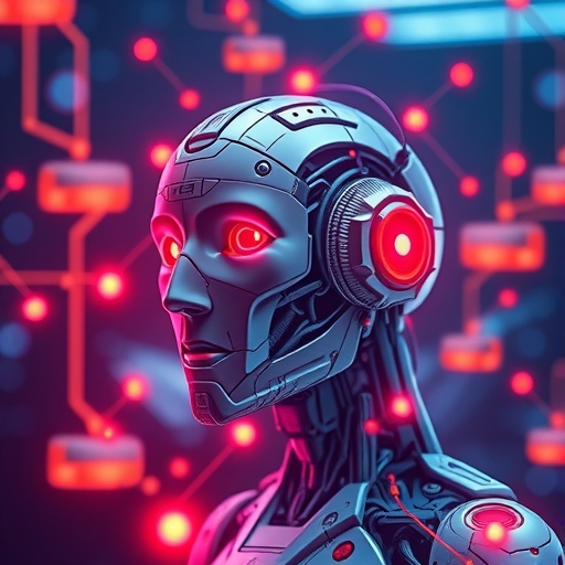 人工智慧技術革命概念圖