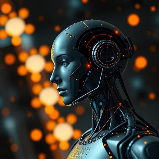 人工智慧技術革命概念圖