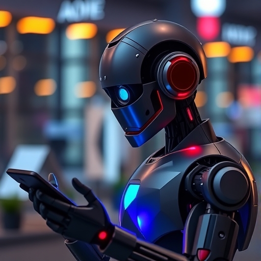 一位男子正在街頭交易股票