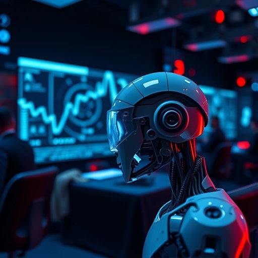 一位男子正在街頭交易股票