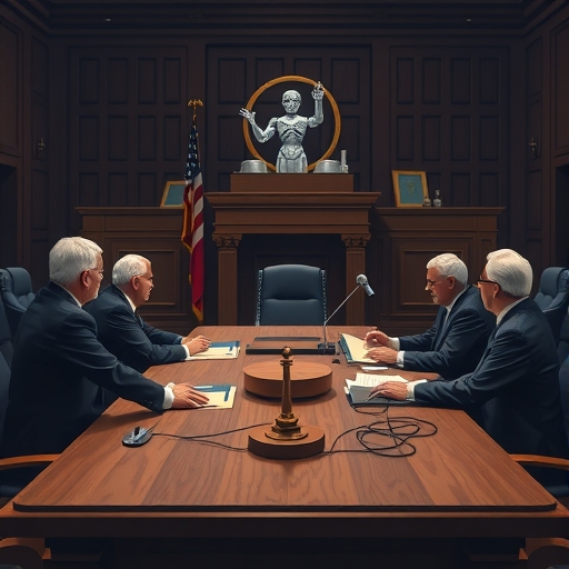 一群參議員正在辯論人工智慧監管