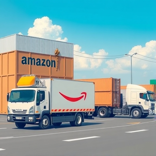 亞馬遜在印度物流投資的示意圖
