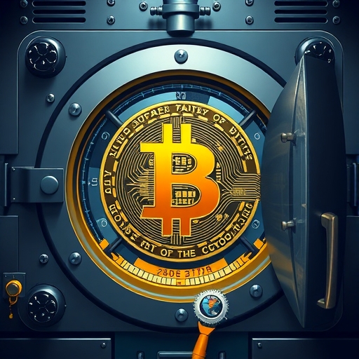 企業金庫內部比特幣存放情景