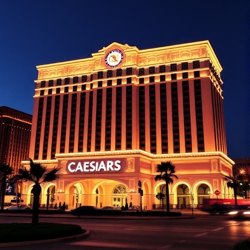 好市多娛樂公司夜間建築亮燈