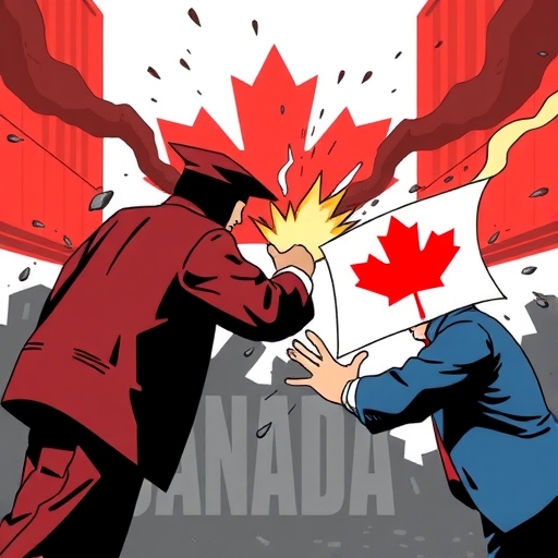 加拿大農產品面臨中國關稅的圖示