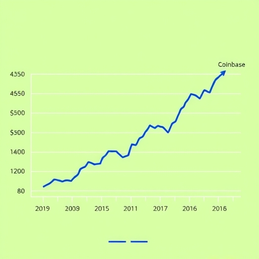 Coinbase 股價成長圖表3