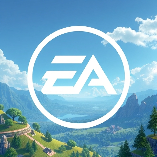 EA 標誌在數位景觀中