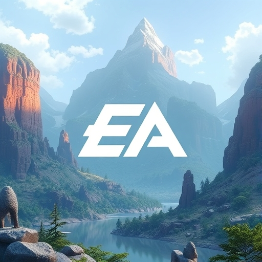 EA 標誌在數位景觀中