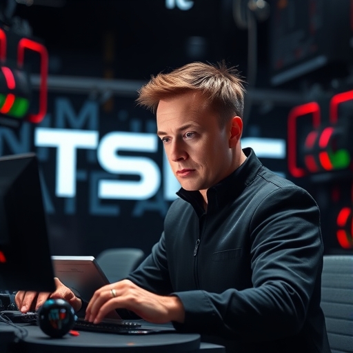 Elon Musk與台積電技術團隊討論