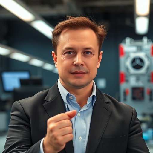 Elon Musk與台積電工程師合作
