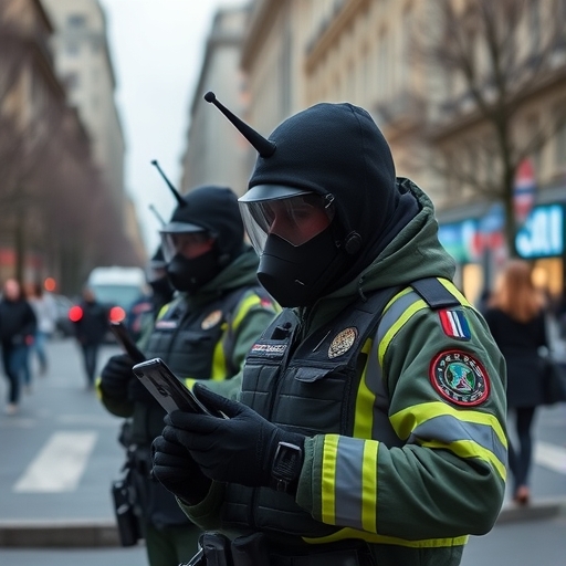 法國警方逮捕駭客的場景