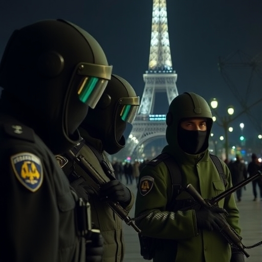 法國警方逮捕駭客的場景