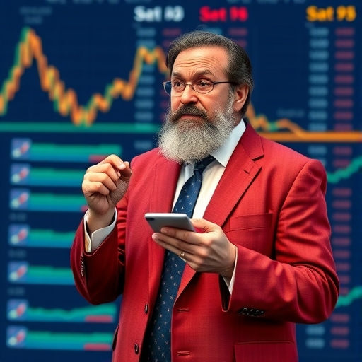 投資專家在解釋股票選擇