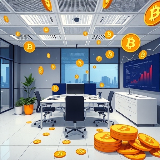 微策略辦公室內的比特幣主題裝飾