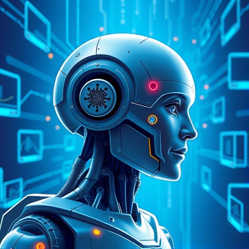 微軟人工智慧電腦插圖