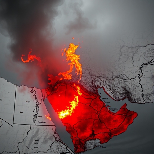 中東衝突影響股市與匯市的示意圖