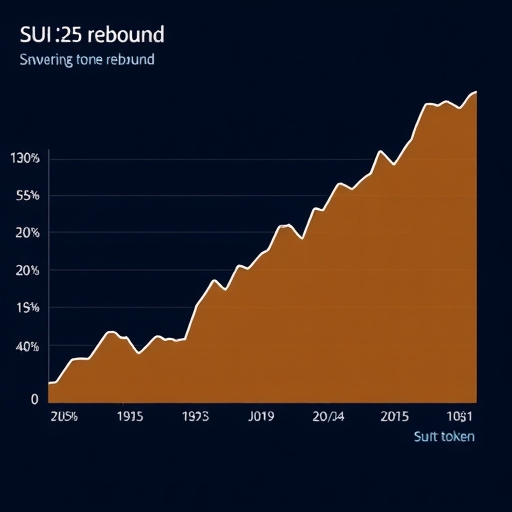 SUI 代幣圖表顯示反彈