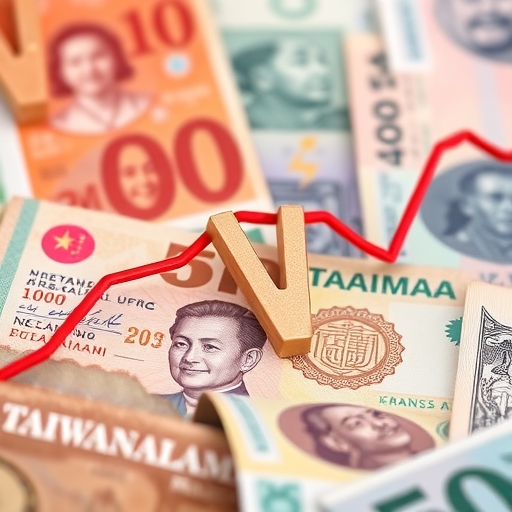 新台幣對主要貨幣的匯率變動比較